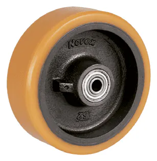 Roda Poliuretano Moldado Standard com Núcleo de Ferro Fundido (UF) MRX